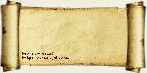 Jordanka Milijić vizit kartica